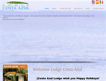 Tablet Screenshot of cahuitacostazul.com